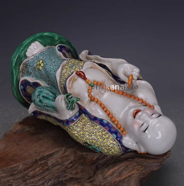 パステル彫刻磁器布袋羅漢仏像 装飾品 工艺品 美術品 置物 パステル彫刻磁器布袋羅漢仏像 装飾品 工?品 美術品 置物 - メルカリ
