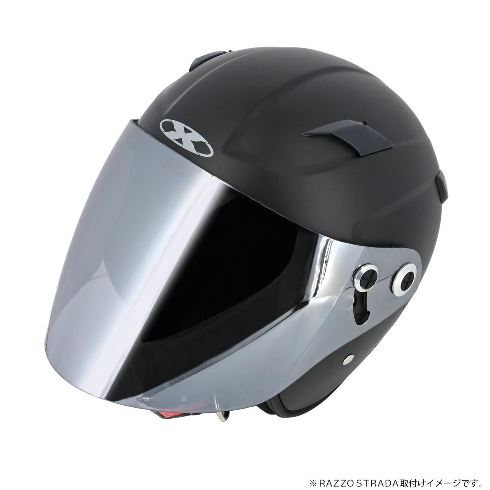 新品 リード工業(LEAD) バイク用ヘルメットシールド X-AIR RAZZO RAZZO RAZZO STRADA (ラッツォ  ストラーダ) RAZZO V (ラッツォ 5)用 シルバーミラー UVカット加工 高強度シールド RAZZO メルカリ