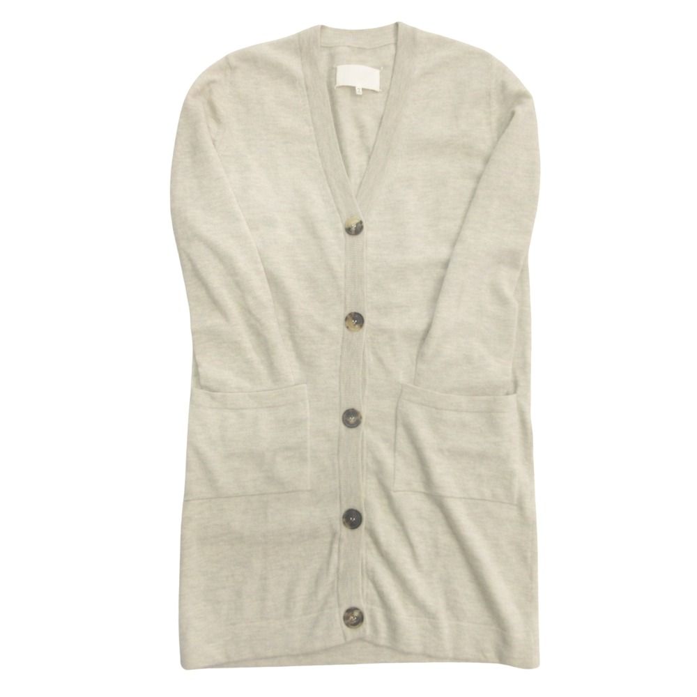 12aw メゾンマルジェラ Maison Margiela 変形デザイン ロング ベスト ノースリーブ ニット ワンピース ウール XS グレー レディース 古着