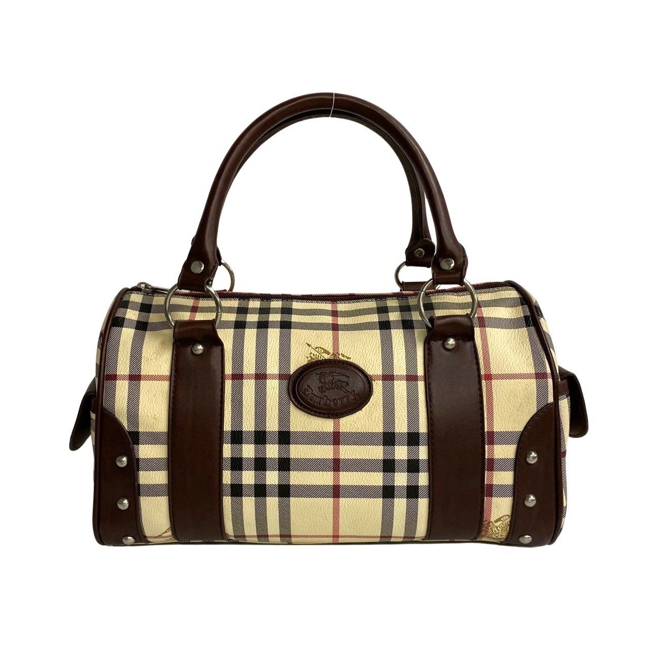 極 美品 BURBERRY バーバリー ノバチェック シャドーホース レザー 本