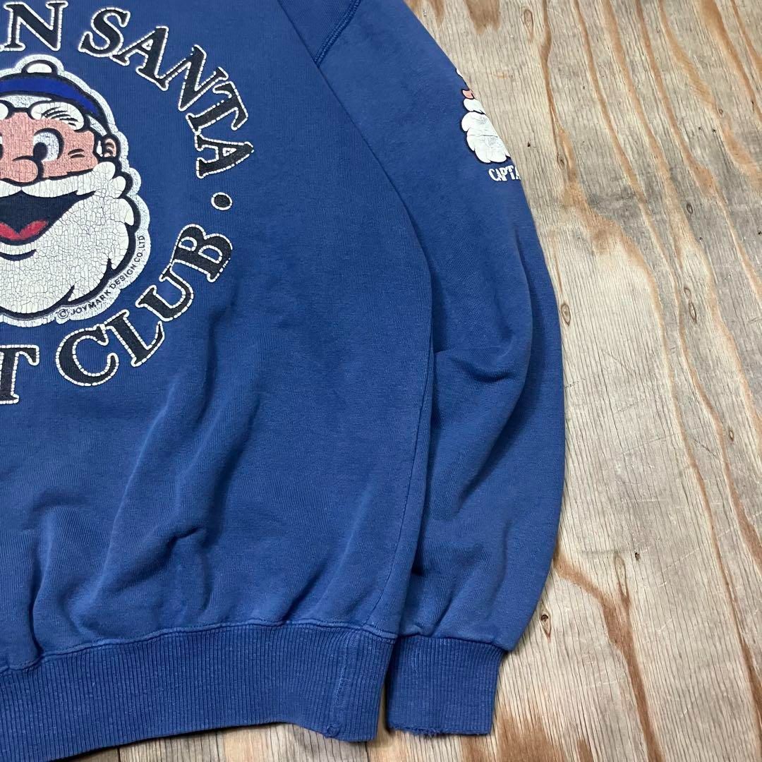 80s 90s CAPTAIN SANTA クルーネック スウェット トレーナー 80s CAPTAIN SANTA キャプテン・サンタ プリント スウェット