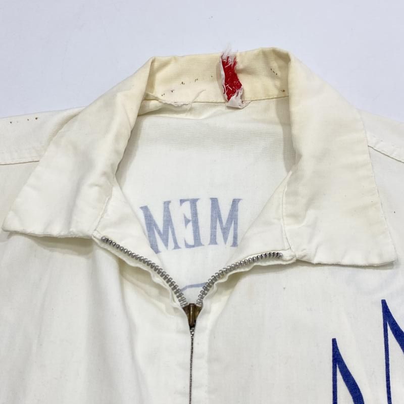 Dan River 50s ドリズラージャケット ホワイト size M相当 ※ジップ