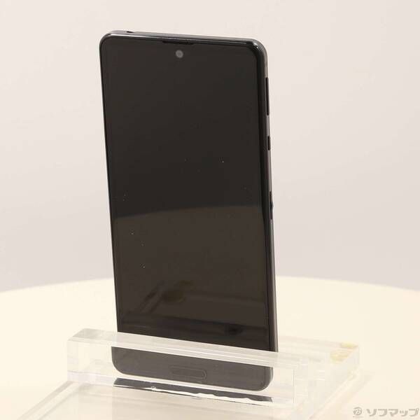 中古品〕 AQUOS sense4 lite 64GB ブラック ZKME2002BK 楽天 SIM