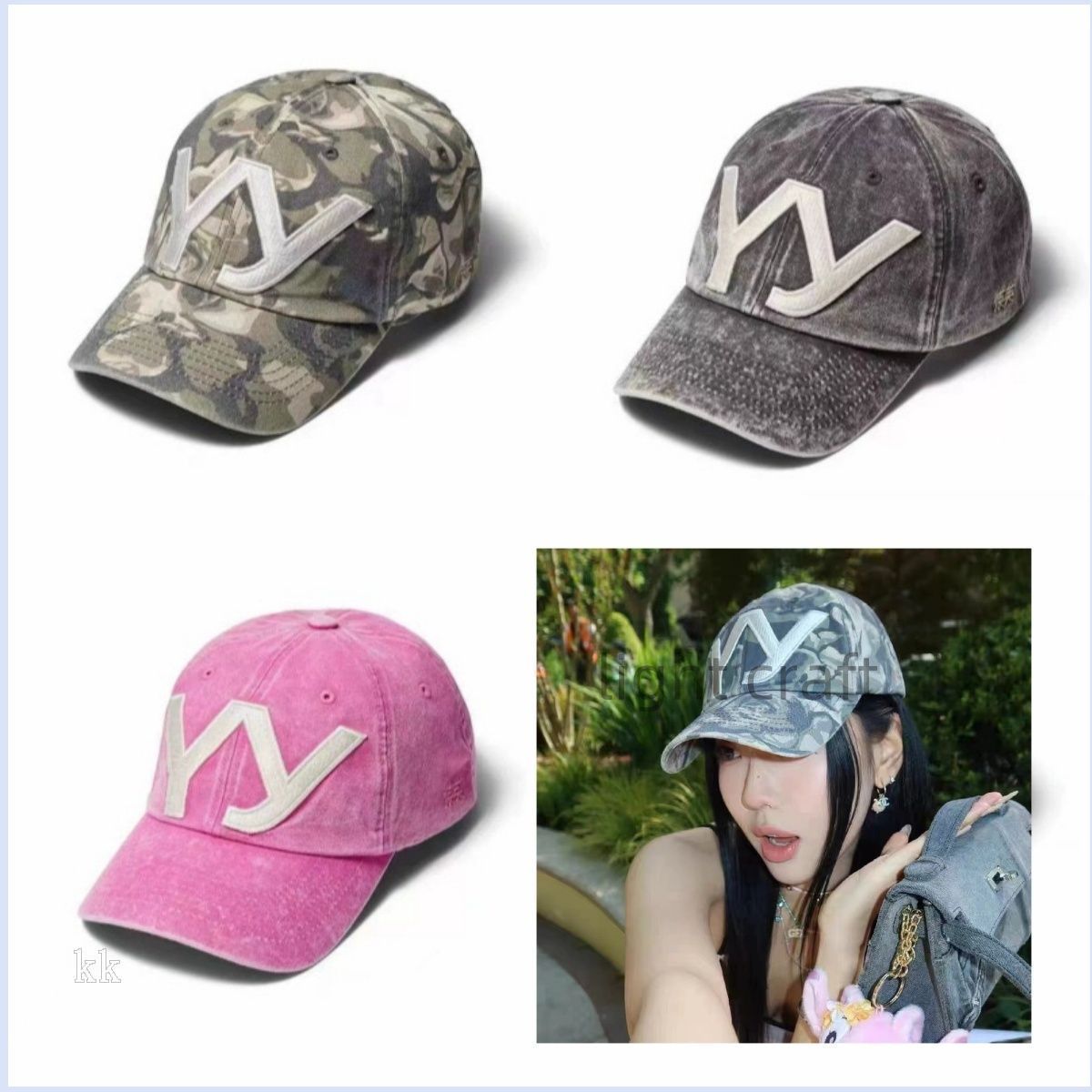 【最終値下げ】Open YY Capオープンワイワイ キャップ 韓国 希少人気色 セール】【OPEN YY / オープンワイワイ】 YY COTTON BALL CAP