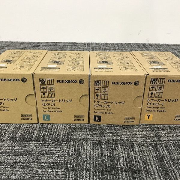 富士ゼロックス 1450 GA 用　純正トナーカートリッジ　4色セット トナーカートリッジ 4色セット フジゼロックス DocuColor 1450 GA対応