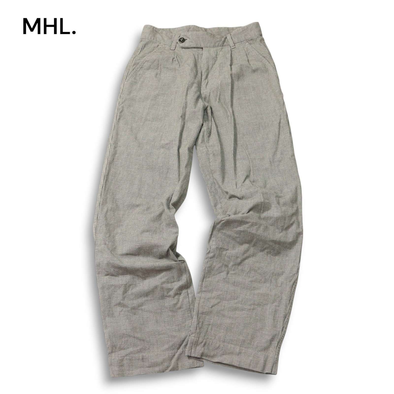 ☆新品未使用☆　マーガレットハウエル　20SS リネン　綿　生成り　パンツ　Ⅰ ☆新品未使用☆マーガレットハウエル20SS リネン綿生成りパンツⅠ