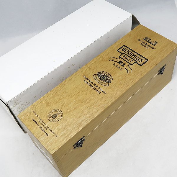 美品！ブッシュミルズ 21年 マディラ 2001 木箱付 古酒 - メルカリ