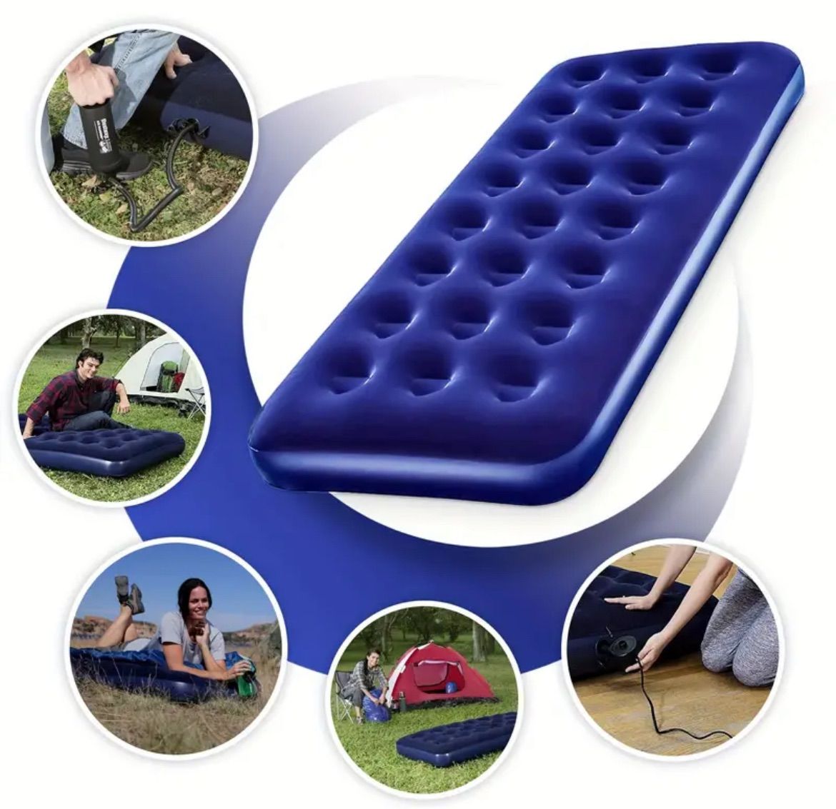 エアーベッド マット ダブルサイズ エアーベッド ダブル キャンプ アウトドア レジャー エアベッド エアベット エアーベット エアーマット エアーマットレス 寝具 車中泊 防災グッズ 簡易 宅G エアーベッドシングル エアーベッドセミダブル 海水浴グッズ