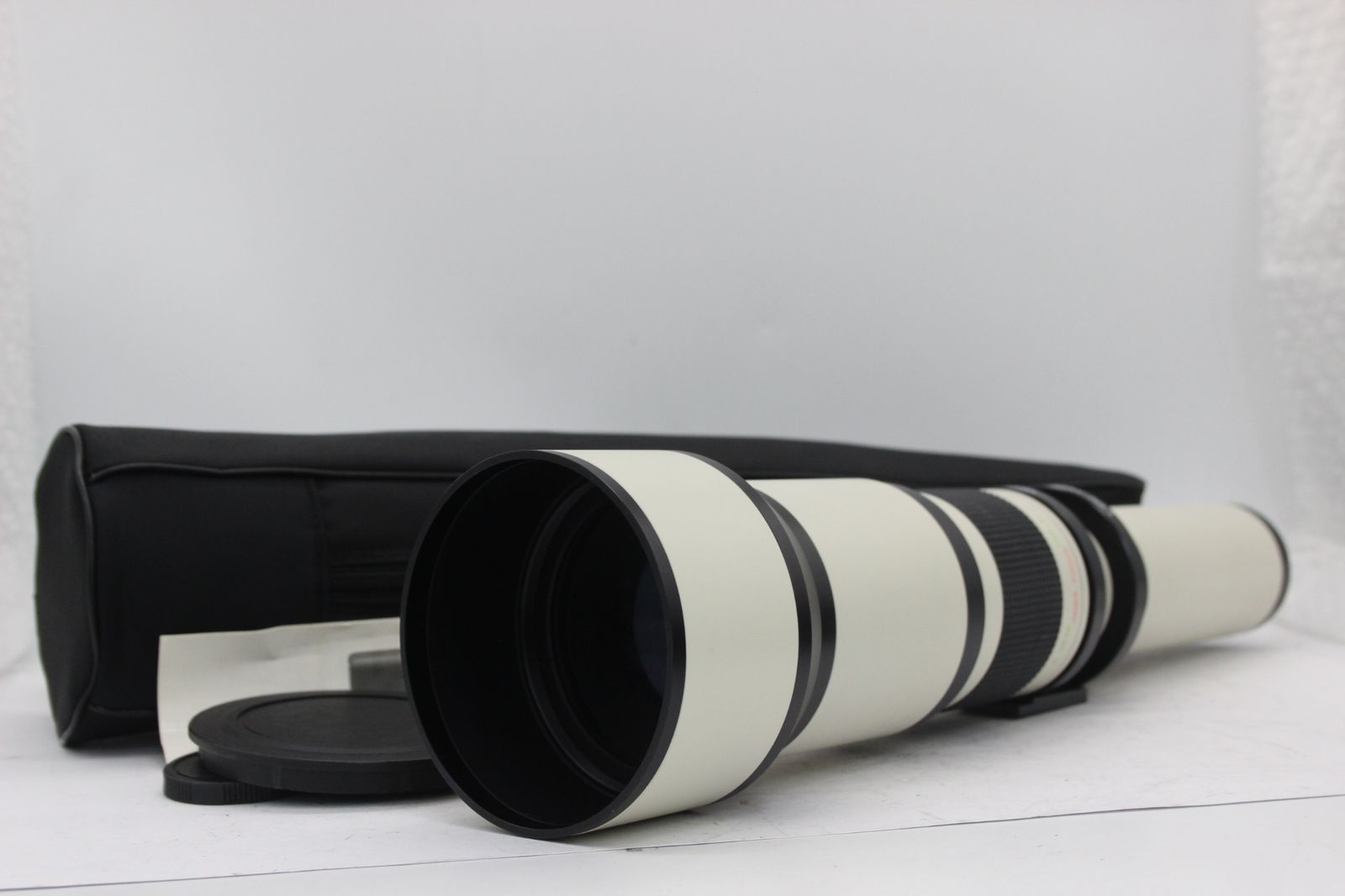 【訳あり品】 ケンコー Kenko マグナム MZ-5000 650-1300mm F8-16 前後キャップ 三脚座 ケース付き 超望遠レンズ  s8630