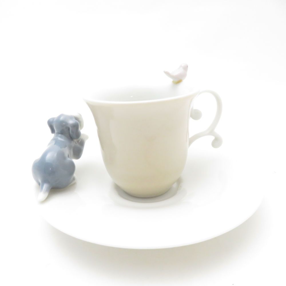 リヤドロ デミタス カップ&ソーサー ティーセット ロゴ 01009602 LLADRO SMALL CUP Logos 即納