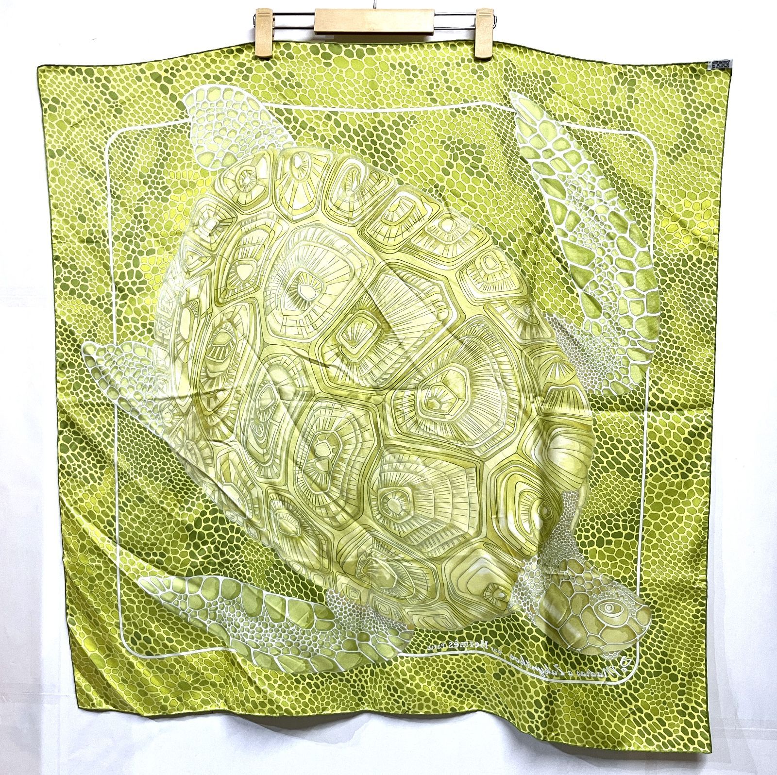 エルメス　スカーフ 90cm 超レア保管品‼️「マドラスからザキントスへ」柄 エルメス スカーフ 90cm 超レア保管品‼️「マドラスから