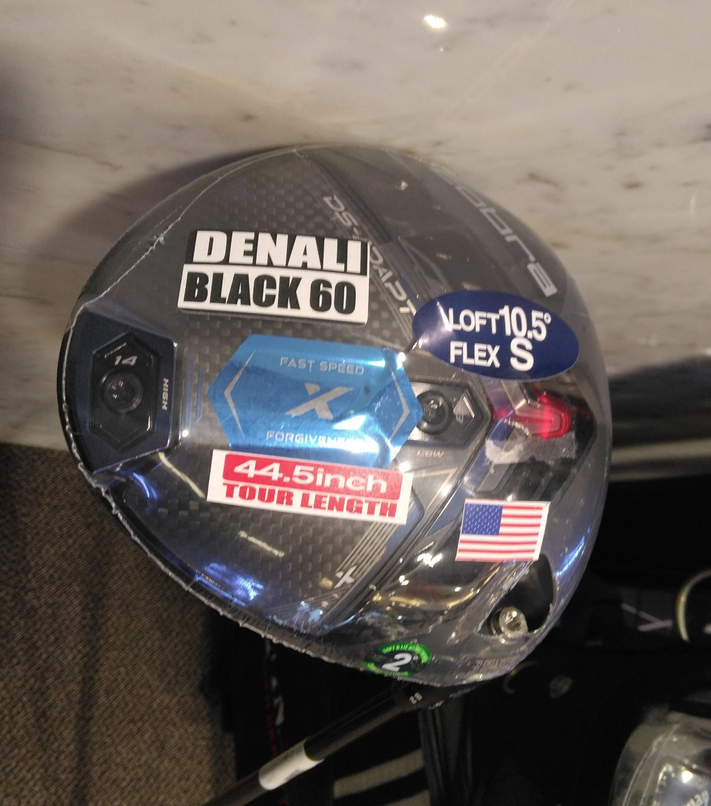Dr USA直輸入品 コブラ 2025 DS-ADAPT X Driver ツアーレングス ドライバー 右用 10.5° Denali Black 60 S 新橋店