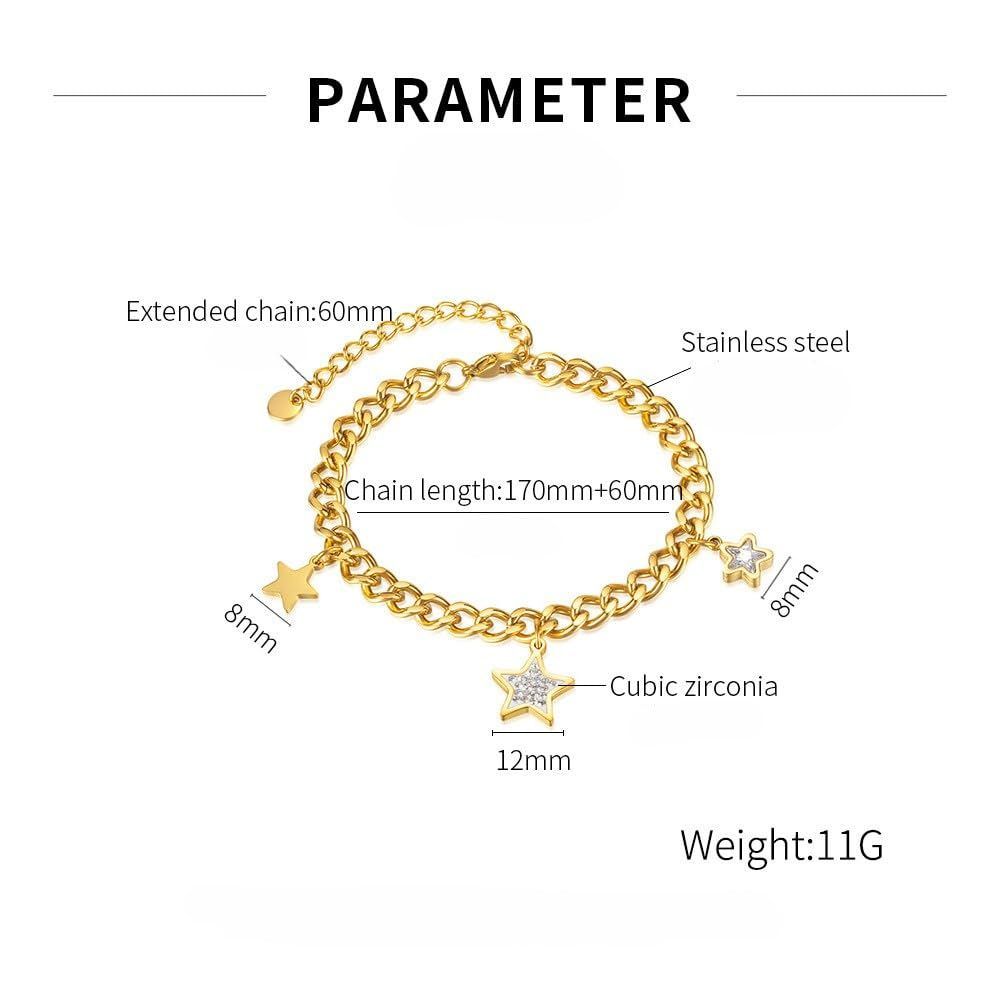 星型チャーム ステンレス