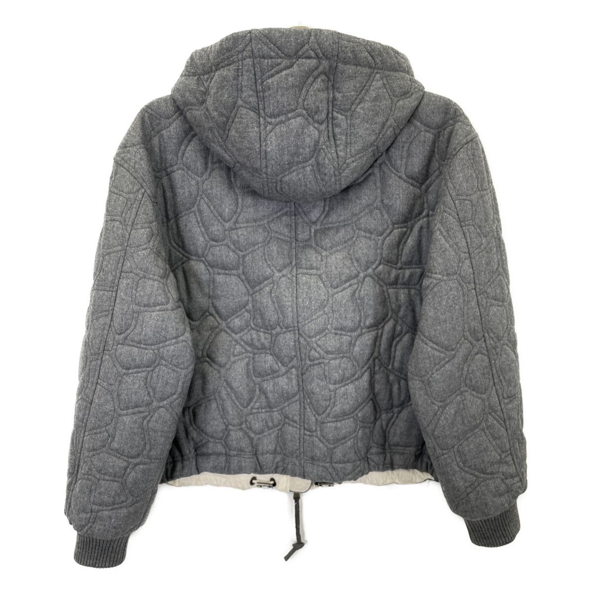 【美品】Brunello Cucinelli ダブルジップブルゾン グレー　極上 美品】Brunello Cucinelli ダブルジップブルゾン グレー 極上 BRUNELLO