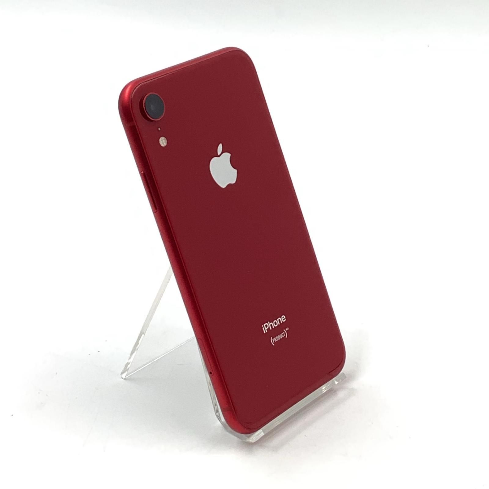 iPhone XR 128GB (PRODUCT)RED SIMフリー 白ロム 動作確認済 100 