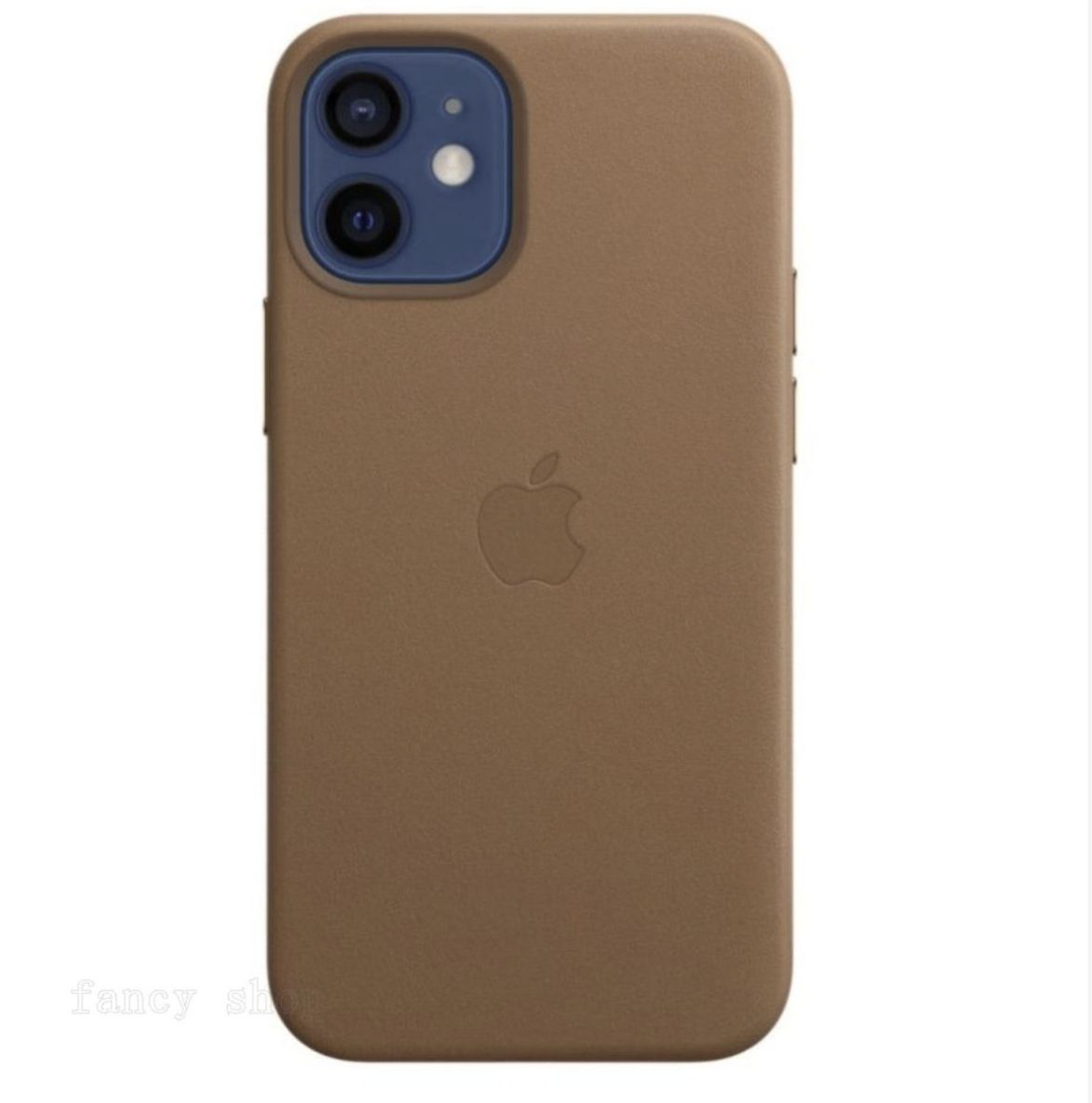 新品、未使用Apple 純正 iPhone12 mini レザーケース サドル