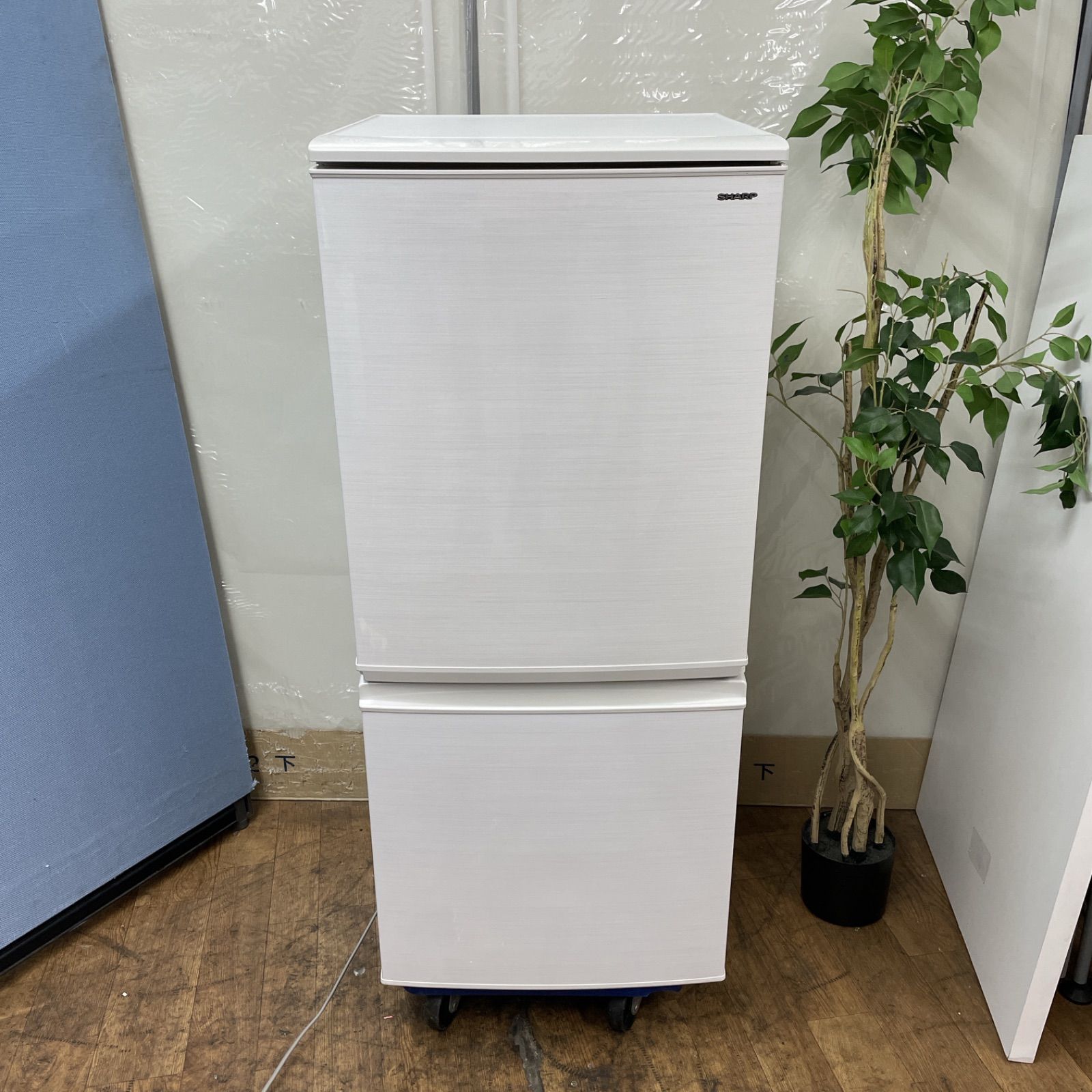 冷凍冷蔵庫 SHARP SJ-D14D-S 2018年製 2ドア一人暮らし送料込 SHARP SJ