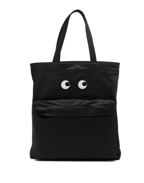 ANYA HINDMARCH アニヤハインドマーチ トートバッグ TOTE EYES NYLON アイズ 100977 152938 レディース ナイロン 鞄 BLACK