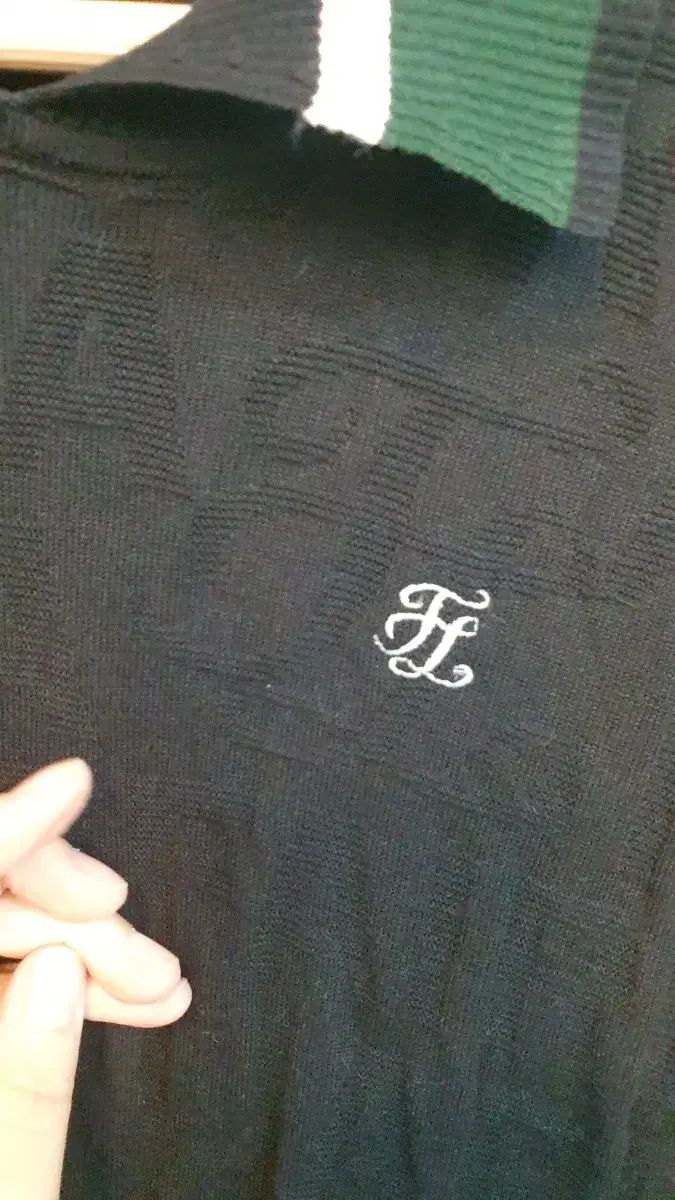 ジャカードニット ゴルフショートスリーブ