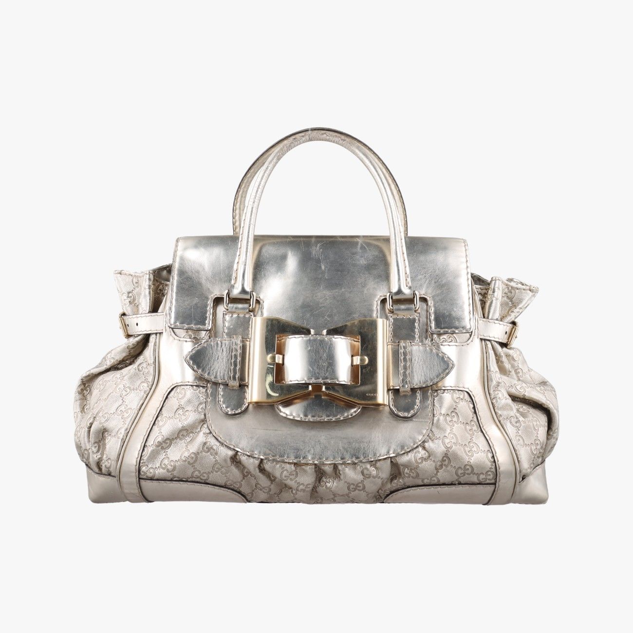 グッチGucciダイラックス クイーン ラージ ゴールド レザー 189883 F1752671