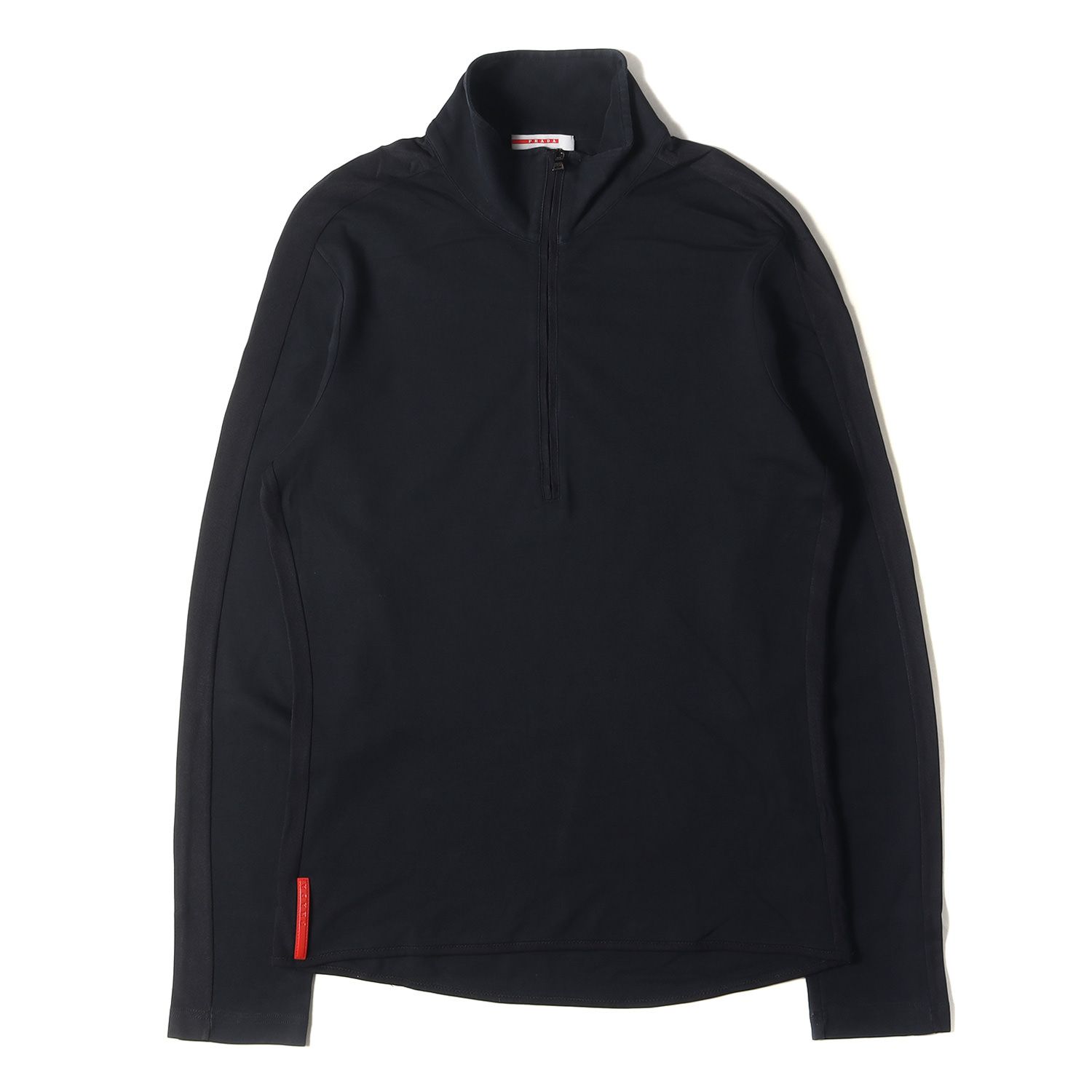 archive prada sports half zip shirt y2k肩幅約48cm - トップス