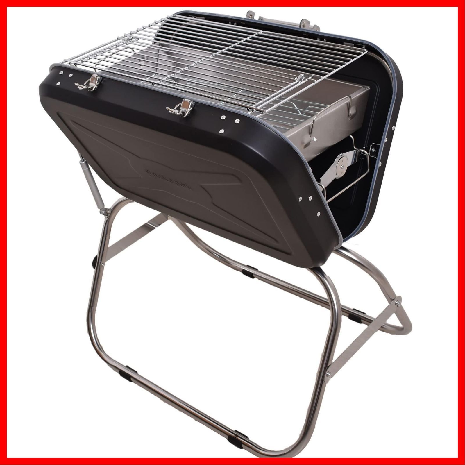 パーク peace park スーツケースグリル L ピース SUIT CASE BBQ GRILL L YF-8828 キャンプ用品