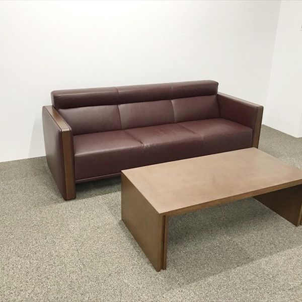 応接ソファセット テーブル付き フレイス 応接セット ブラウン