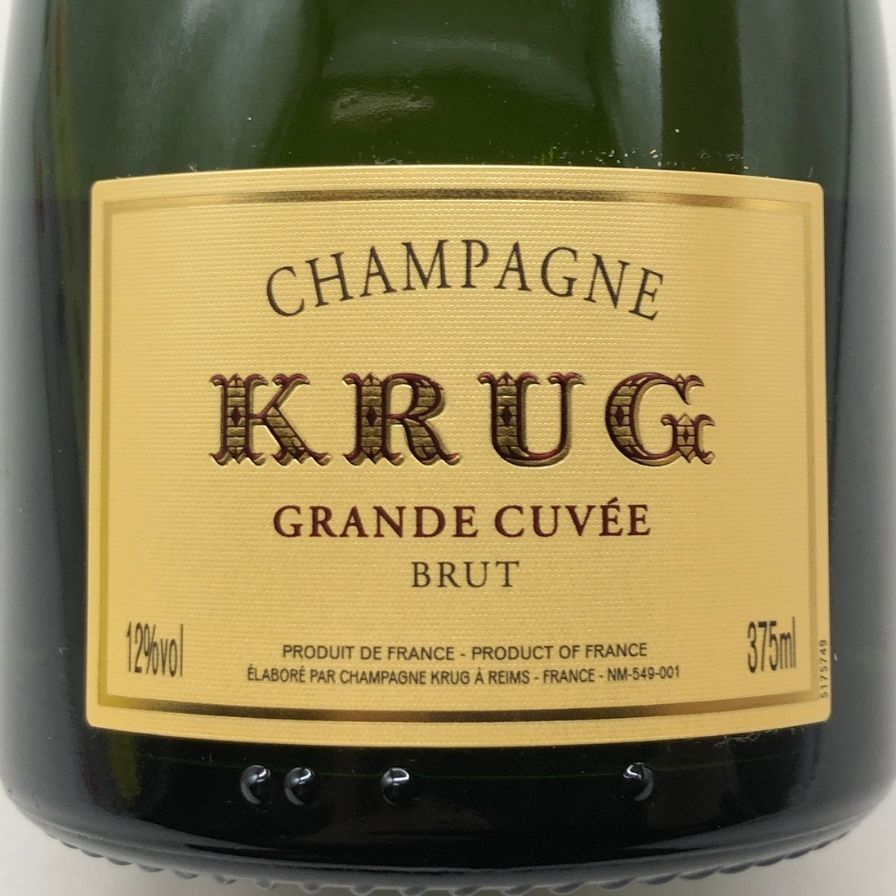 Krug - クリュッグ 白 375ml 12% KRUG  シャンパン【U4】 クリュッグ 白 375ml 12% KRUG シャンパン【H4】 - メルカリ