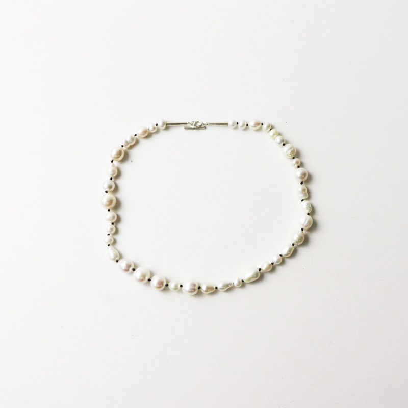 美品 定価35200円 2025年 イレーヴ YLEVE MIX PEARL NECKLACE KNOT