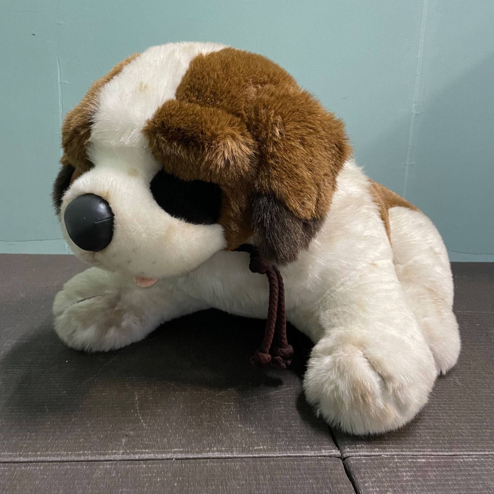 ♭ 特大 大型 ぬいぐるみ 犬 セントバーナード 人形 マスコット 置物