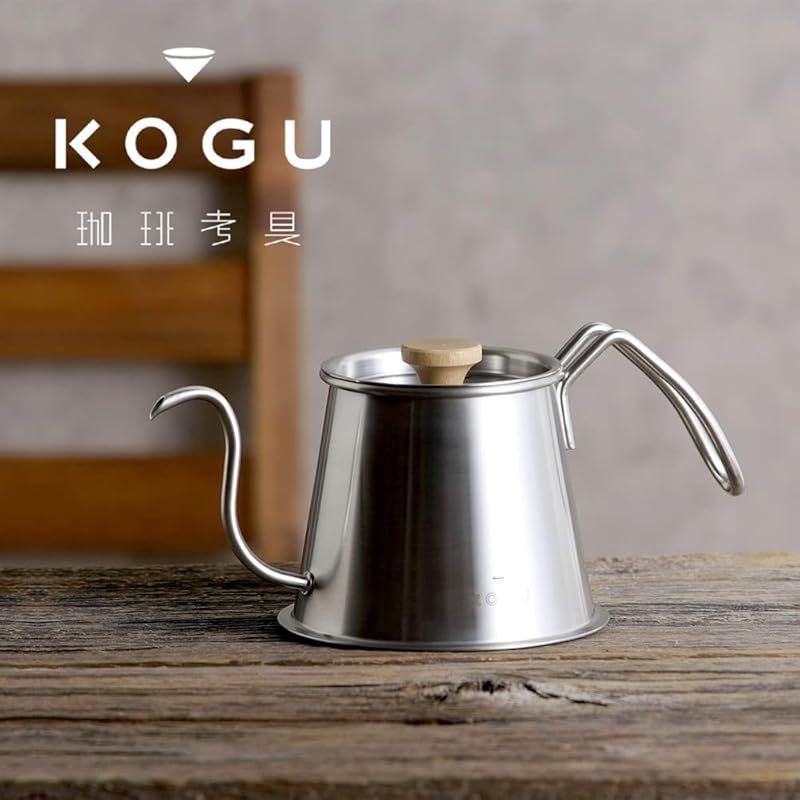 KOGU 珈琲考具 コーヒーポット ツードリップポットPro 500ml フタ付き 直火 IH対応 食洗機対応 細口 真下に注げる 点滴ドリップ ケトル ステンレス おしゃれ アウトドア 燕三条 44583 プレゼント 誕生日 記念日 ギフト 贈り