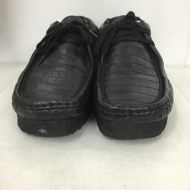  Clarks クラークス カジュアルシューズ WACKO MARIA LEATHER UK 9.5 箱有 デッキシューズ 靴