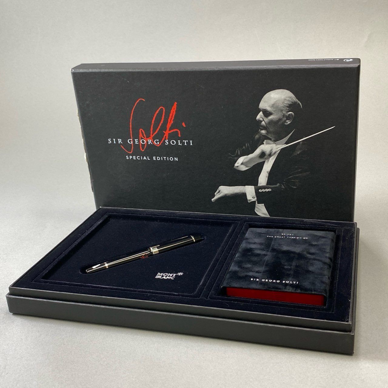 j16 MONTBLANC モンブラン SIR GEORG SOLTI ペン先18K 750 万年筆 4810 ゲオルグショルティ 750 Donation Pen トランプセット t18r
