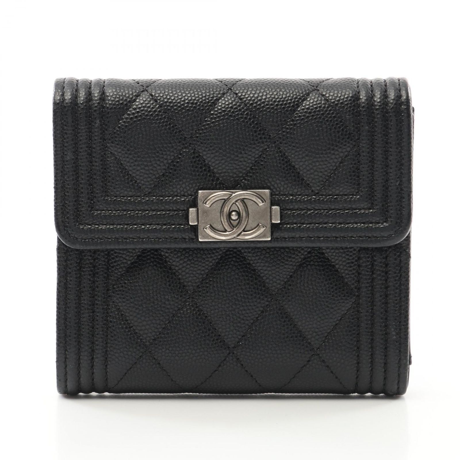 CHANEL シャネル ボーイシャネル 三つ折り財布