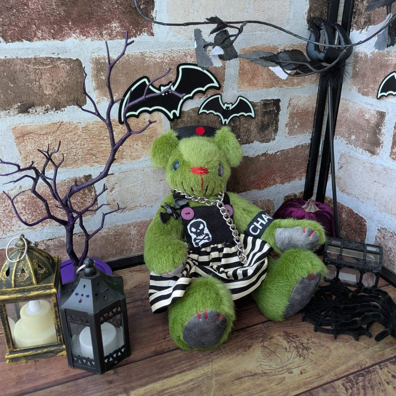 デビルナーステディベア（28cm）【moko* hand made bear】