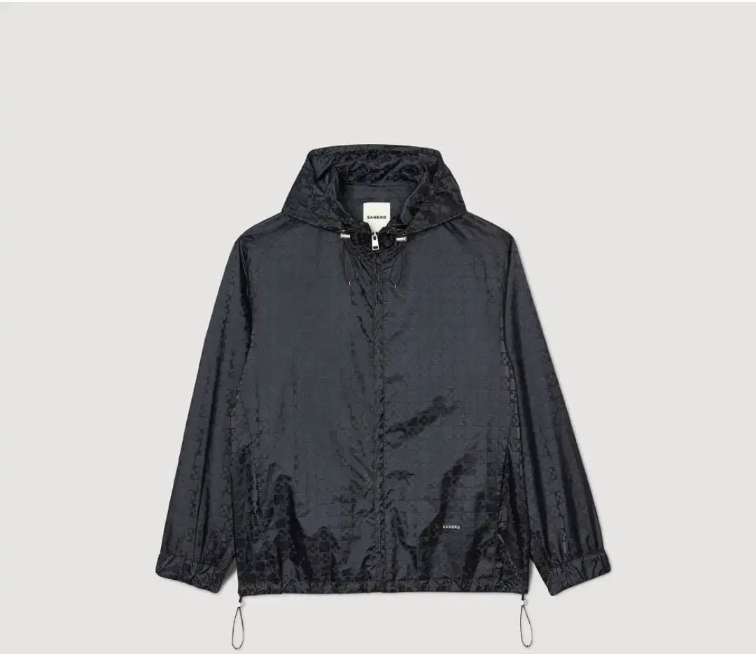 【雷市場（ポンジャン）商品韓国直送】 出品 SANDRO(サンドロ) 24 スクエア ウインドブレーカー 黒 （ 50 ）