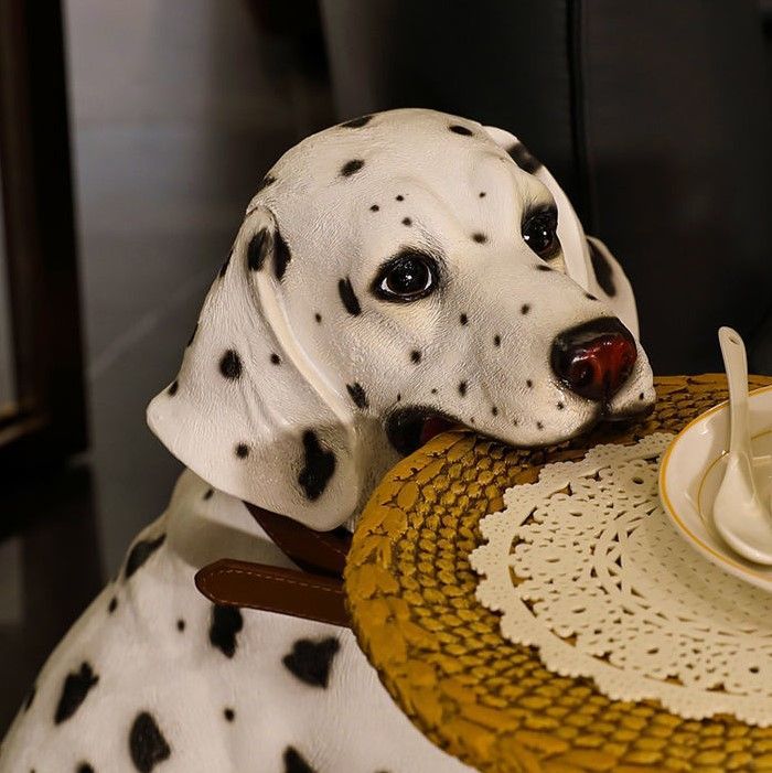オブジェ 犬 トレイ 付き サイドテーブル おしゃれ かわいい オブジェ 犬 トレイ 付き サイドテーブル おしゃれ かわいい