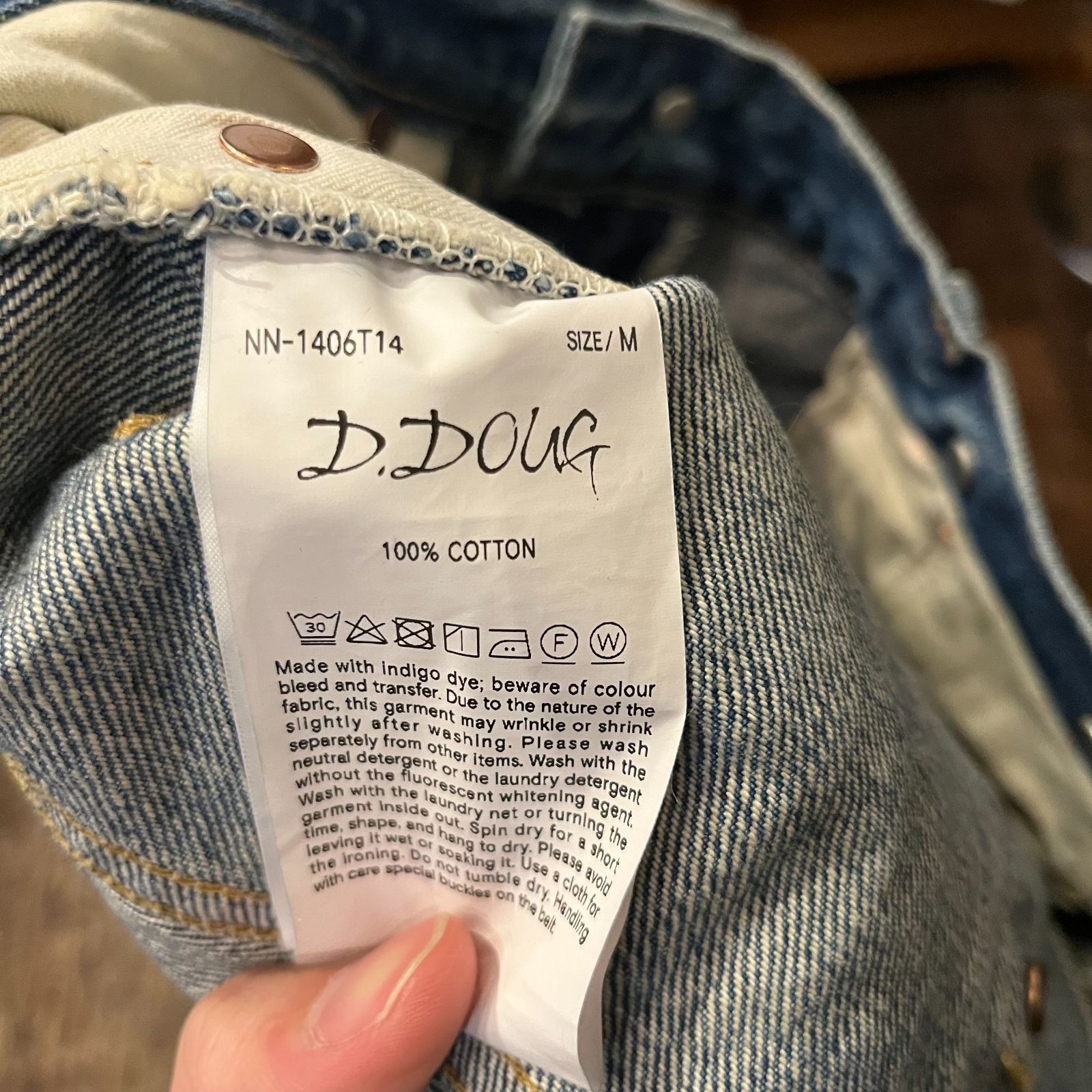 NICENESS ナイスネス 24AW D.Doug NN‐1406T14 デニムパンツ sizeM 