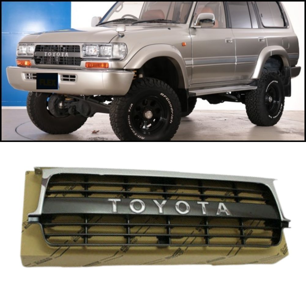 トヨタ 純正 TOYOTA 正規 フロントグリル ラジエーターグリル ランクル80 ランドクルーザー 80系 HDJ81V HZJ81V 前期 中期 パーツ エンジン タイヤ カスタム