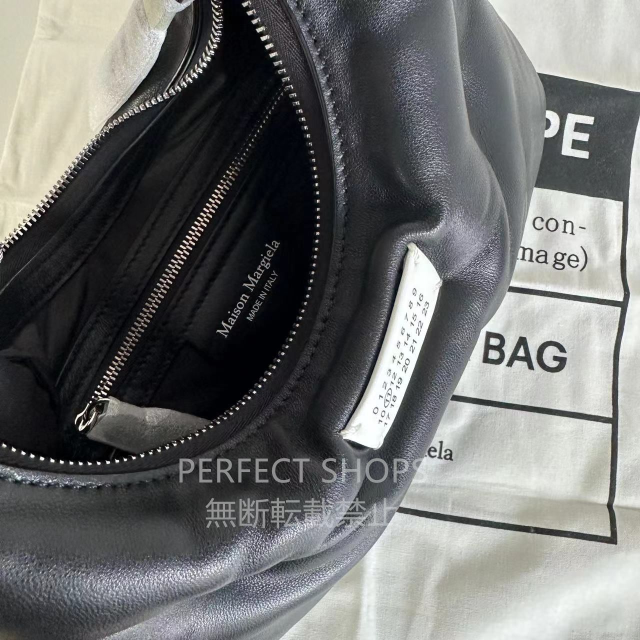 新品未使用☆Maison Margiela メゾンマルジェラ グラムスラム Glam Slam Hobo ショルダーバッグ トートバッグ ハンドバッグ  ブラック - メルカリ