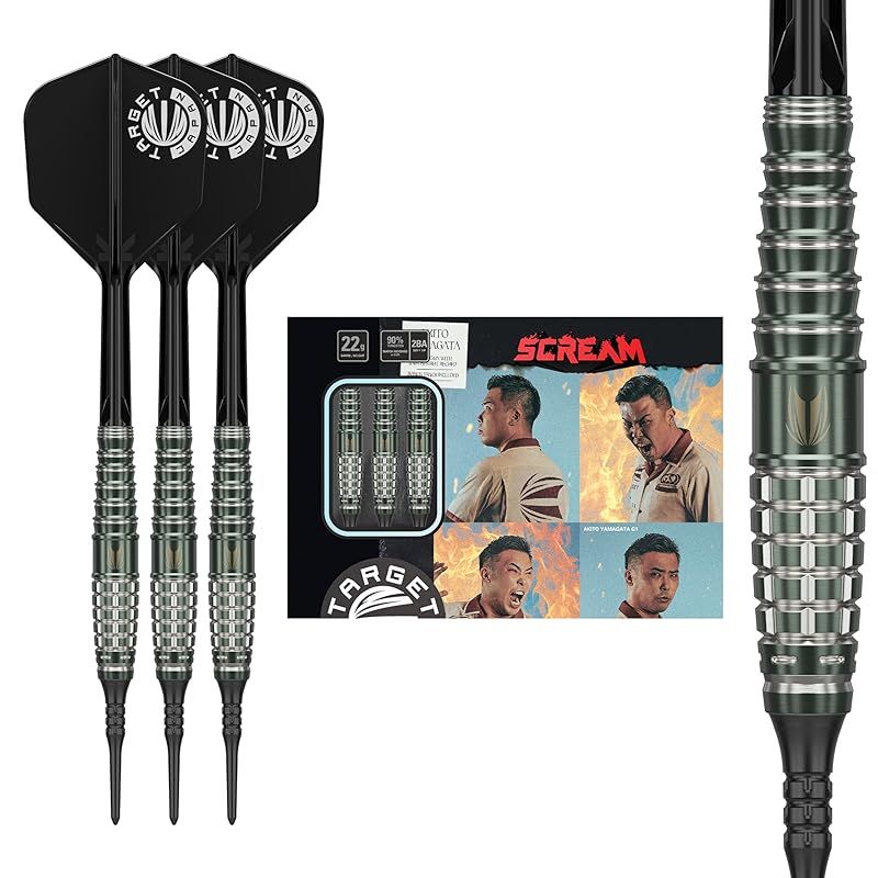 TARGET ターゲット PRIME SERIES SCREAM 90% 19G SOFT TIP スクリーム ソフトティップダーツ 0