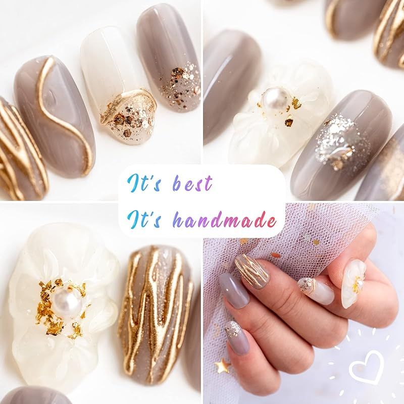 Sun&Beam Nails 手作り ネイルチップ ミディアム ショート