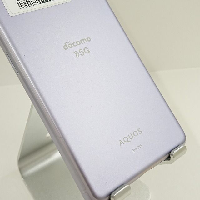 AQUOS sense5G SH-53A ドコモ ライラック 送料無料 本体 c13831