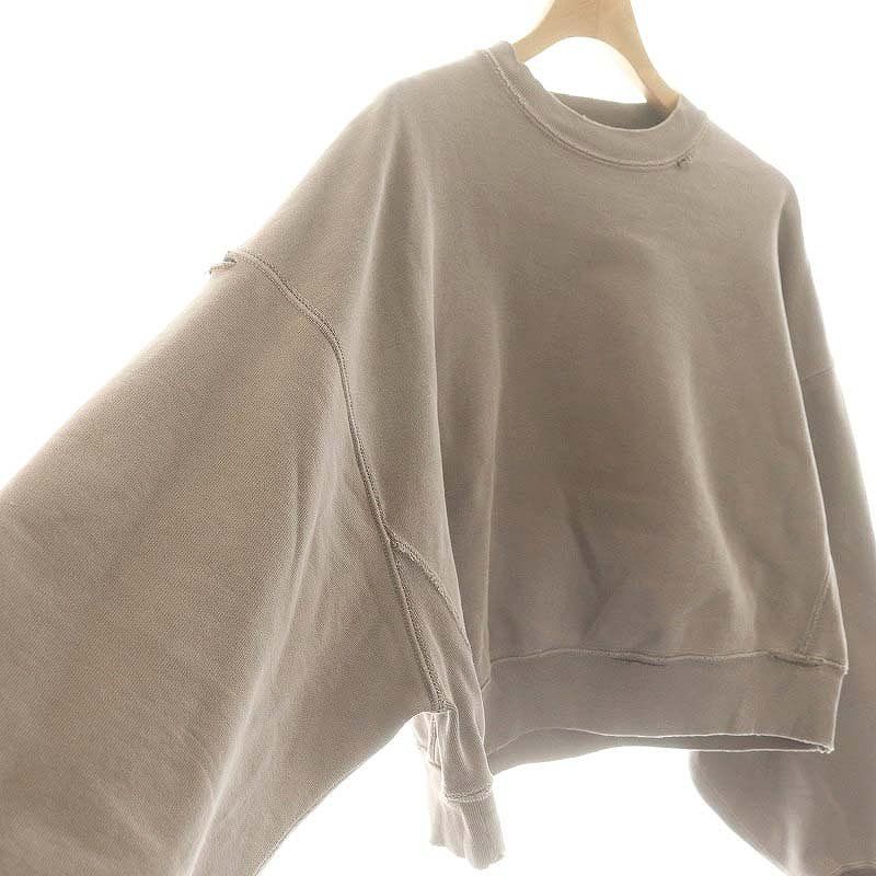 限定値下げ！shishikui レミレリーフ　スウェット Brushed Crew / BEIGE – SHISHIKUI