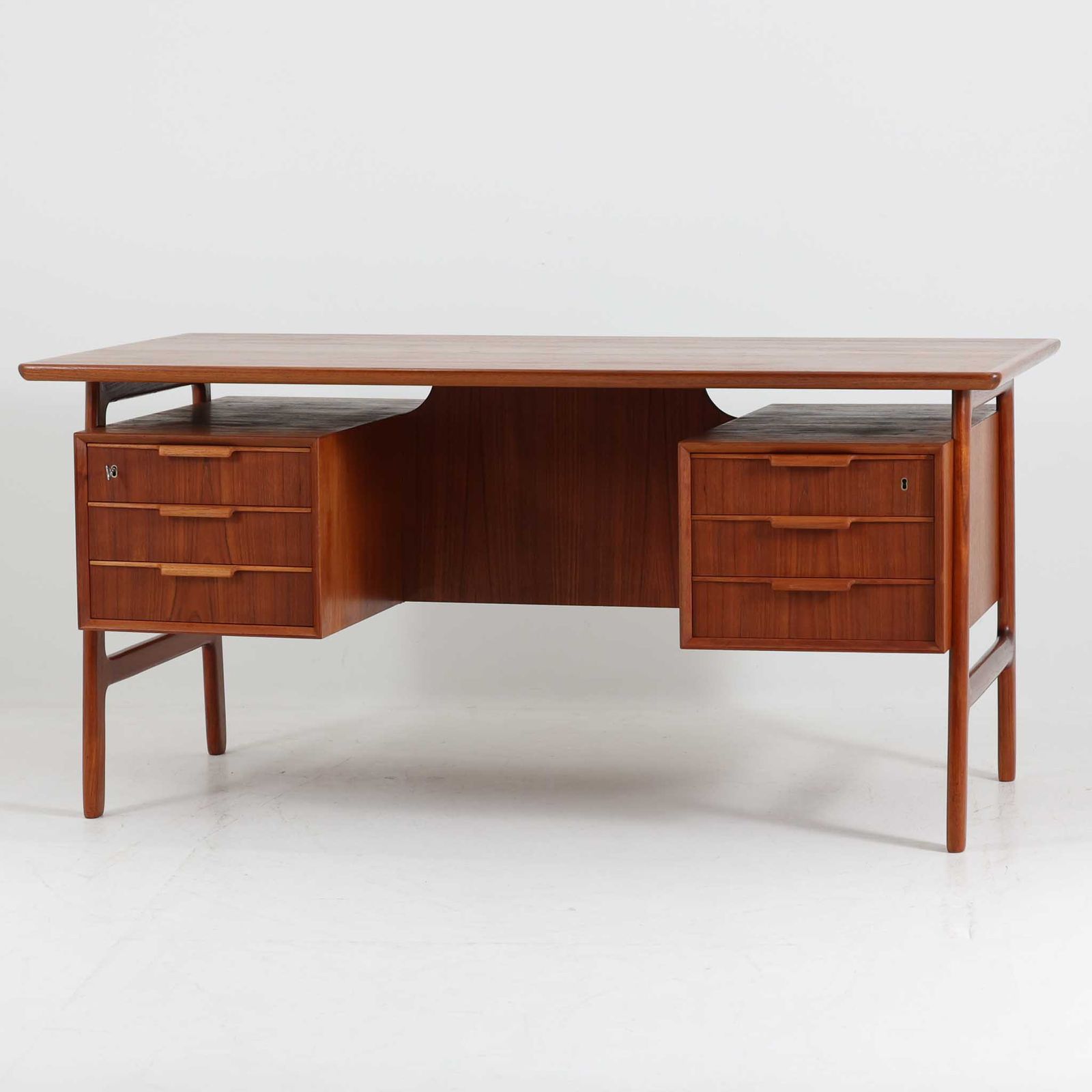 Omann Jun 両袖デスク Model 75 チーク 幅153cm Omann Jun オーマン ユン オーマン ユン DK18571