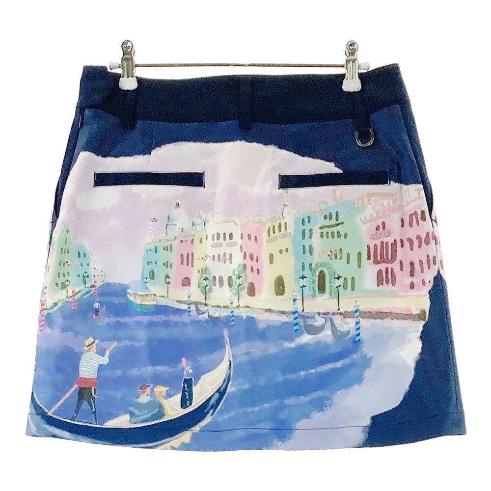 and per se アンパスィ スカート ネイビー系 M [240001288679]【中古】ゴルフウェア レディース AND PER SE アンパスィ 中綿スカート ネイビー系 サイズ：M ランク：A