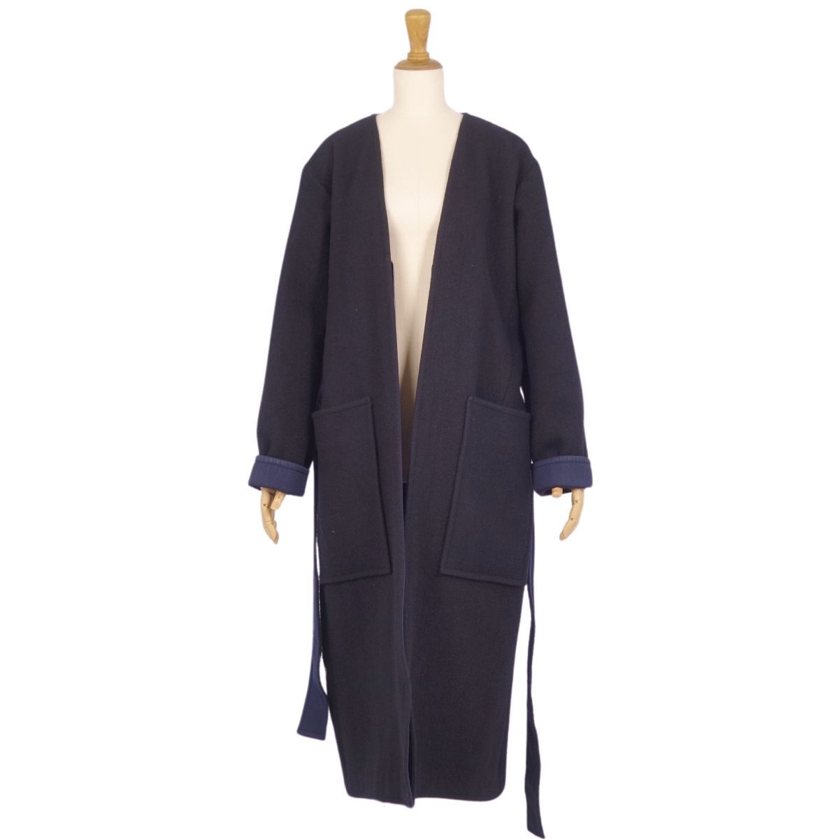美品 セリーヌ CELINE コート フィービー期 ロングコート ウール