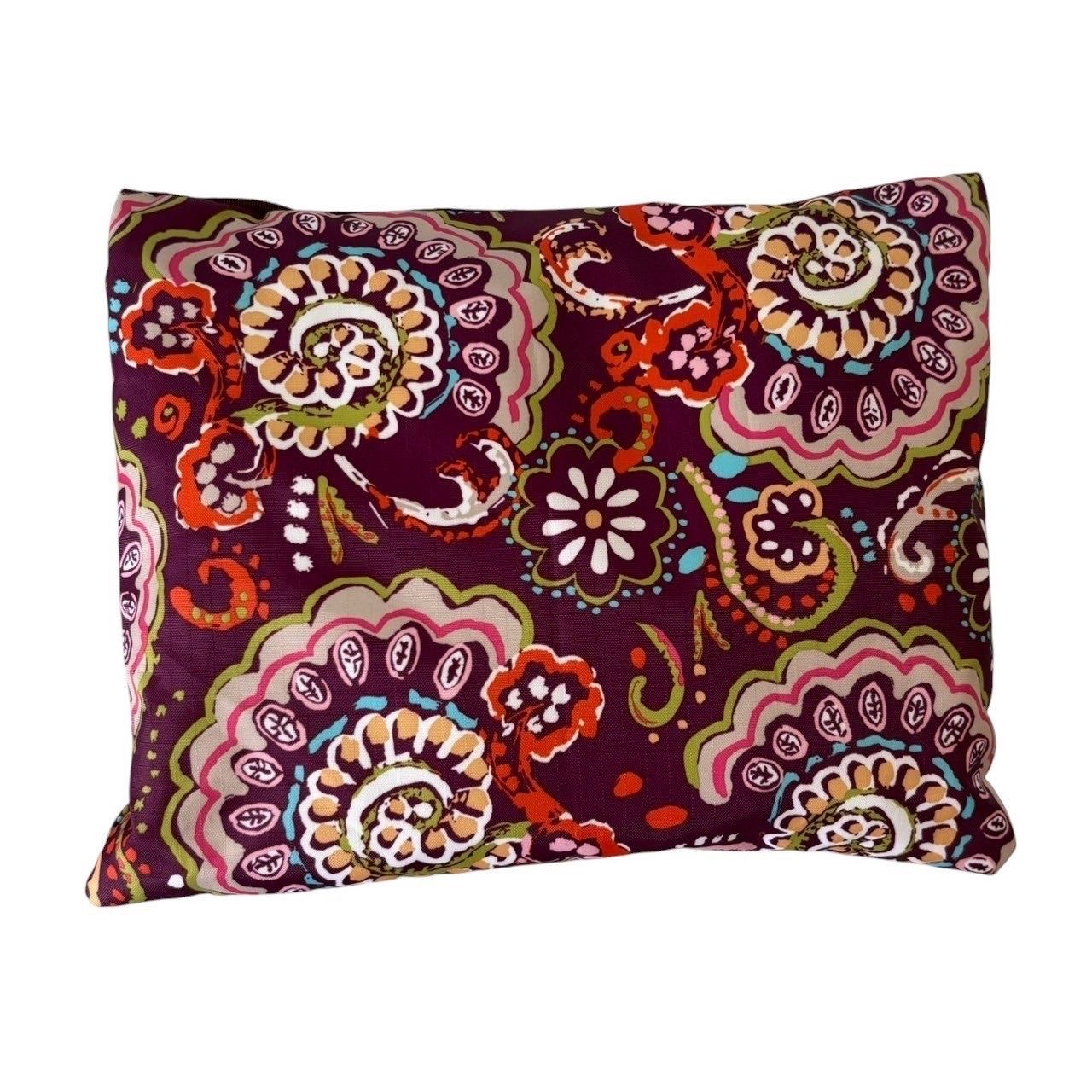 LeSportsac レスポートサック ボストンバッグ 茶 赤系 マルチカラー 