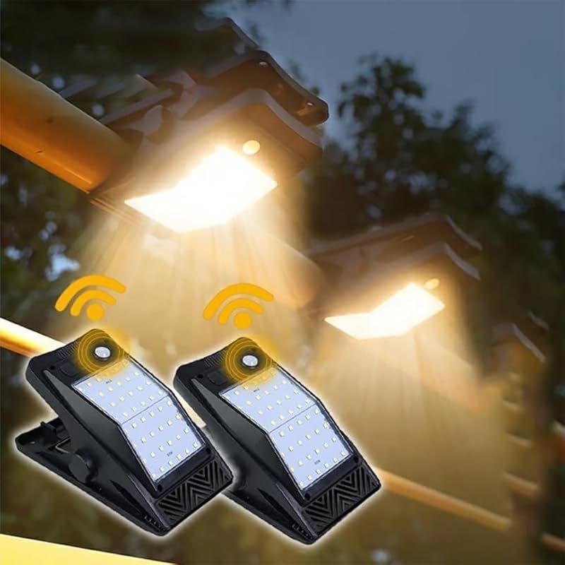 【赤字超特価，新作】 Batone クリップ式 センサーライトソーラー ランタン 2個TYPE-C充電人感センサー ソー 屋外 防水 LED 屋外 ソーラー 人感防犯ライト キャンプ キャンプ用品 吊り下げ み式 防災 停電 節電対策 超 ライト