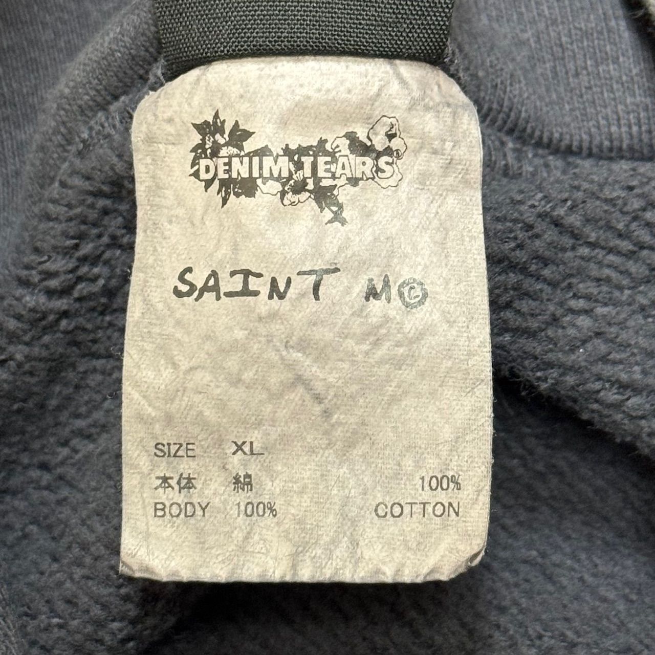 SAINT MICHAEL × DENIM TEARS 24AW HOODIE ST TEARS コラボ スウェット 
